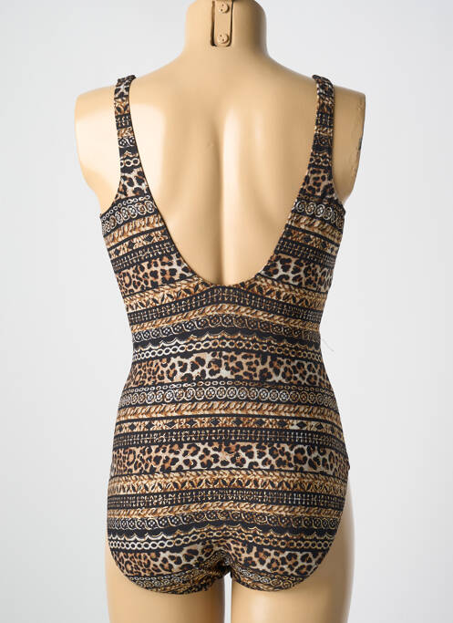 Maillot de bain 1 pièce marron MIRACLESUIT pour femme