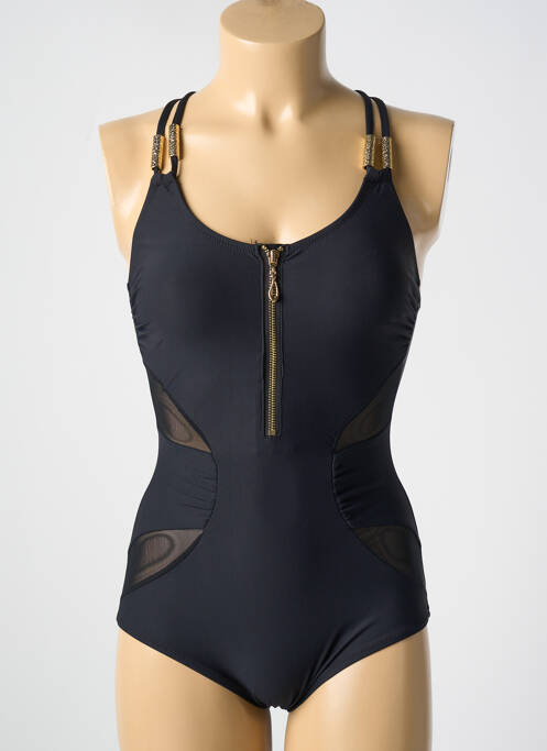 Maillot de bain 1 pièce noir MIRADONNA pour femme