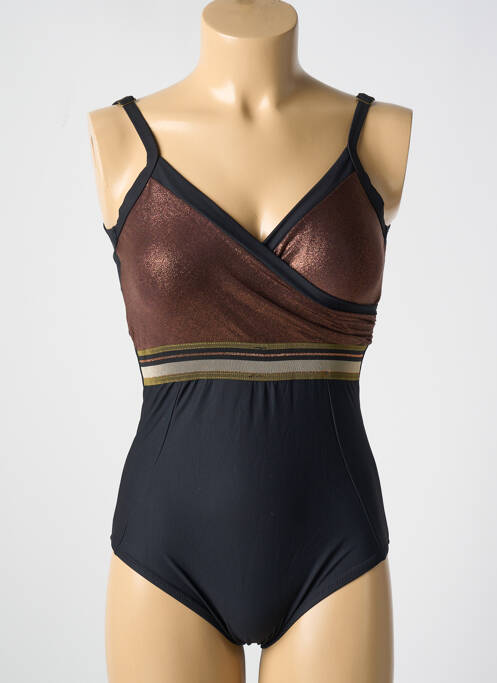 Maillot de bain 1 pièce noir MIRADONNA pour femme