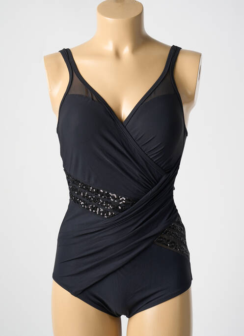 Maillot de bain 1 pièce noir MIRADONNA pour femme
