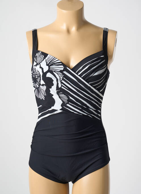 Maillot de bain 1 pièce noir MIRADONNA pour femme