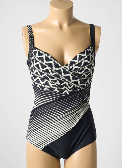 Maillot de bain 1 pièce noir MIRADONNA pour femme