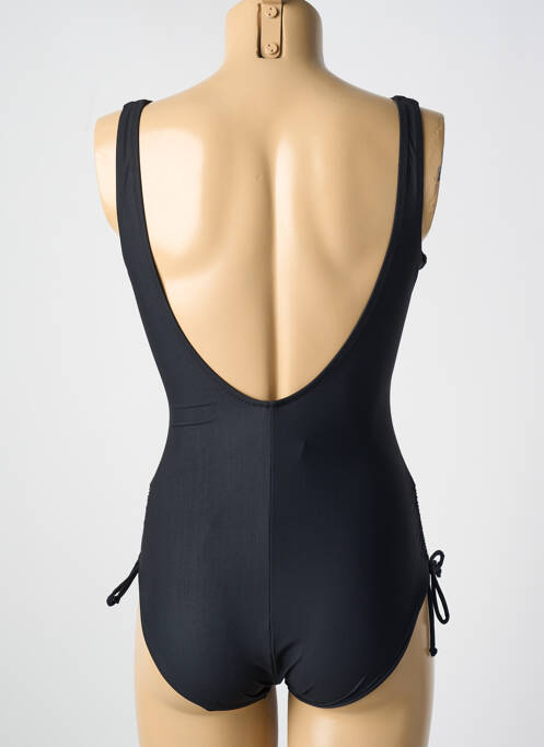 Maillot de bain 1 pièce imprimé fantaisie haut soutien-gorge moulé noir MIRADONNA femme