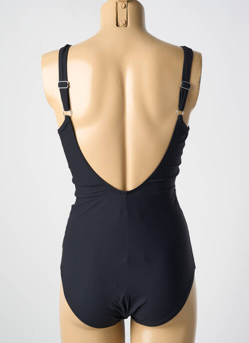 Maillot de bain 1 pièce stretch haut soutien-gorge moulé noir MIRADONNA femme