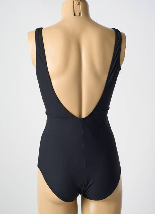 Maillot de bain 1 pièce stretch haut soutien-gorge moulé noir MIRADONNA femme