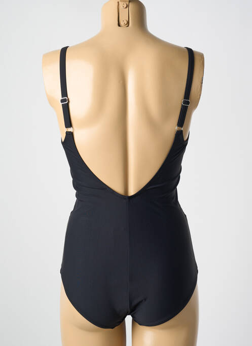 Maillot de bain 1 pièce stretch haut soutien-gorge moulé noir MIRADONNA femme