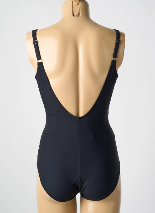 Maillot de bain 1 pièce stretch haut soutien-gorge balconnet noir MIRADONNA femme