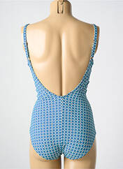 Maillot de bain 1 pièce bleu MIRADONNA pour femme seconde vue