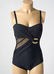 Maillot de bain 1 pièce noir MIRADONNA pour femme seconde vue