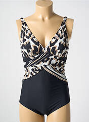 Maillot de bain 1 pièce noir MIRADONNA pour femme seconde vue