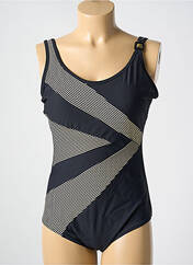 Maillot de bain 1 pièce noir MIRADONNA pour femme seconde vue