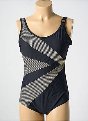 Maillot de bain 1 pièce noir MIRADONNA pour femme