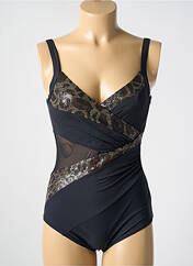 Maillot de bain 1 pièce noir MIRADONNA pour femme seconde vue