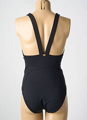 Maillot de bain 1 pièce stretch haut soutien-gorge moulé noir AMORESSA femme