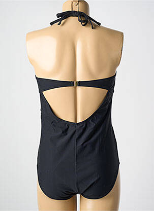 Maillot de bain 1 pièce stretch haut soutien-gorge moulé noir MIRADONNA femme