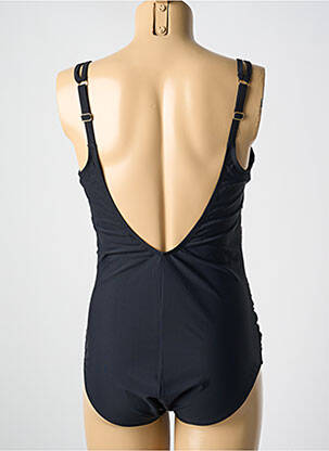 Maillot de bain 1 pièce stretch haut soutien-gorge moulé noir MIRADONNA femme