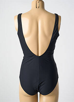 Maillot de bain 1 pièce stretch haut soutien-gorge moulé noir MIRADONNA femme
