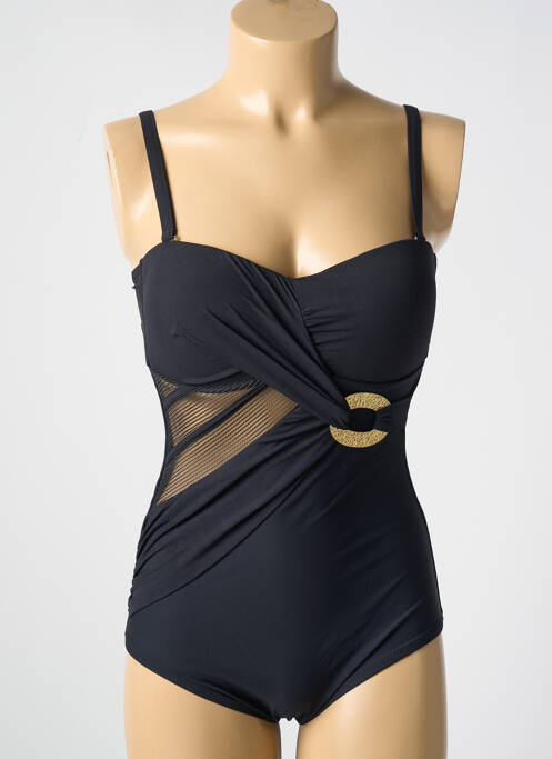 Maillot de bain 1 pièce noir MIRADONNA pour femme