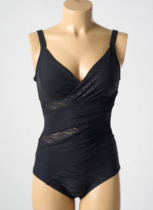 Maillot de bain 1 pièce noir MIRADONNA pour femme