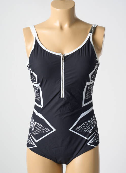 Maillot de bain 1 pièce noir MIRADONNA pour femme