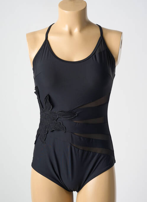 Maillot de bain 1 pièce noir MIRADONNA pour femme