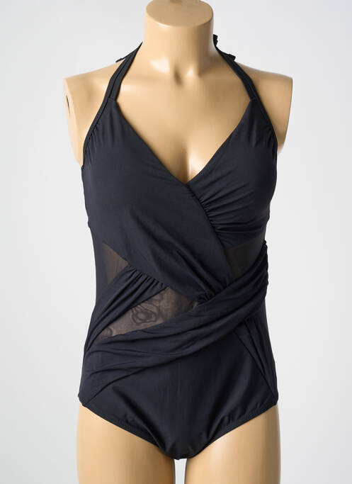 Maillot de bain 1 pièce noir MIRADONNA pour femme