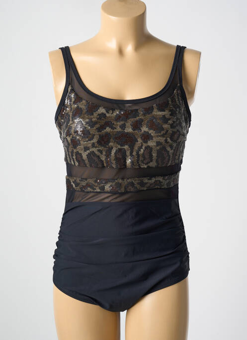 Maillot de bain 1 pièce noir MIRADONNA pour femme