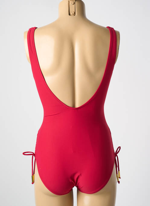 Maillot de bain 1 pièce rouge MIRADONNA pour femme