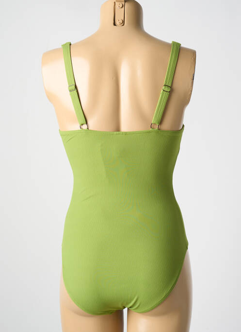 Maillot de bain 1 pièce vert CYELL pour femme