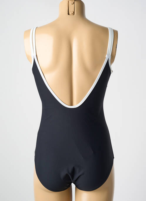 Maillot de bain 1 pièce imprimé fantaisie haut soutien-gorge moulé noir MIRADONNA femme