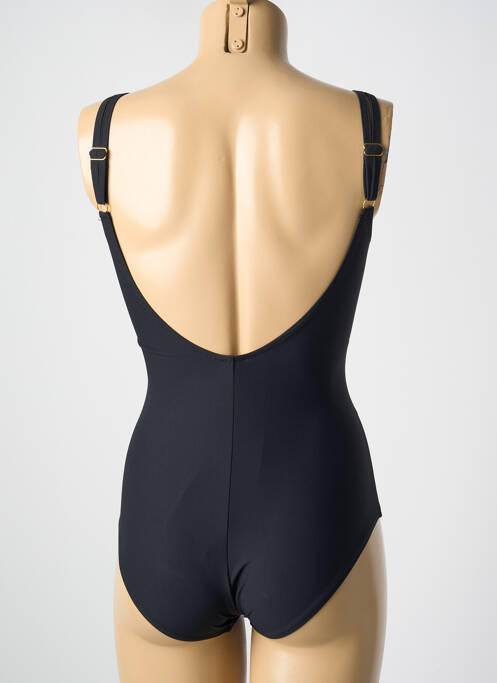 Maillot de bain 1 pièce stretch haut soutien-gorge moulé noir MIRADONNA femme