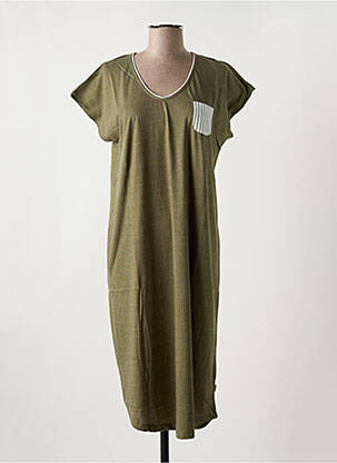 Chemise de nuit stretch vert ESKIMO femme