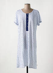 Chemise de nuit bleu ESKIMO pour femme seconde vue