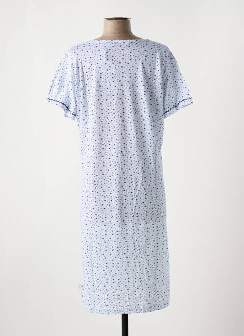 Chemise de nuit bleu ESKIMO pour femme