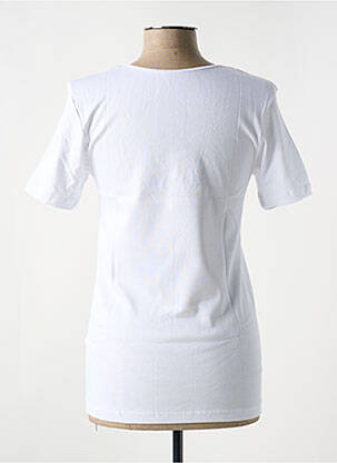 Top/caraco tissage jersey blanc JET femme