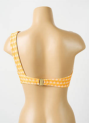 Haut de maillot de bain stretch haut soutien-gorge emboitant orange CYELL femme