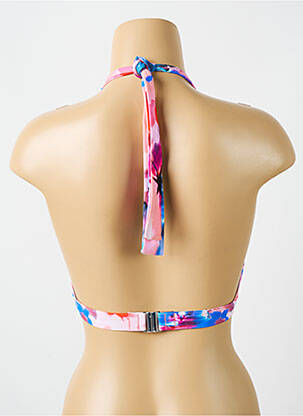 Haut de maillot de bain stretch haut soutien-gorge avec mousse de rembourrage amovible rose CYELL femme