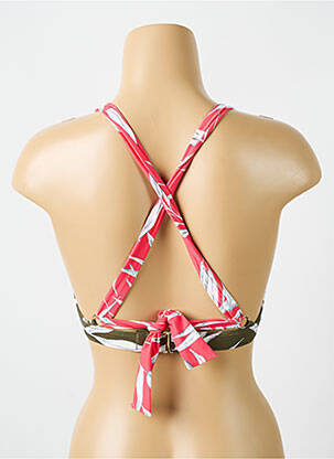 Haut de maillot de bain stretch haut soutien-gorge avec mousse de rembourrage amovible vert CYELL femme