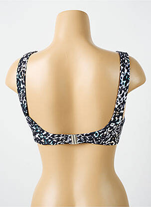 Haut de maillot de bain stretch haut soutien-gorge push-up noir CYELL femme