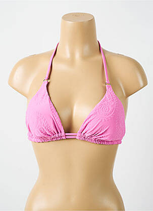 Haut de maillot de bain stretch haut soutien-gorge avec mousse de rembourrage amovible rose CYELL femme
