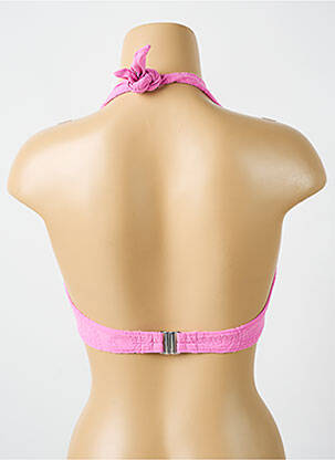 Haut de maillot de bain stretch haut soutien-gorge balconnet rose CYELL femme