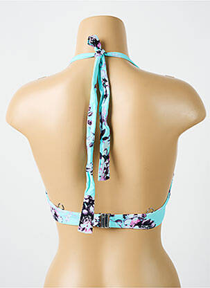 Haut de maillot de bain haut soutien-gorge emboitant haut soutien-gorge emboitant bleu CYELL femme
