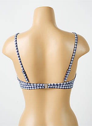 Haut de maillot de bain haut soutien-gorge emboitant haut soutien-gorge emboitant bleu CYELL femme