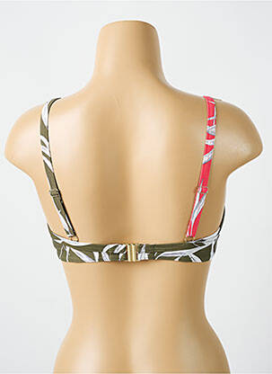 Haut de maillot de bain stretch haut soutien-gorge emboitant vert CYELL femme