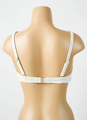 Haut de maillot de bain stretch haut soutien-gorge emboitant beige CYELL femme