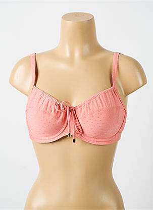 Haut de maillot de bain haut soutien-gorge emboitant haut soutien-gorge emboitant rose CYELL femme