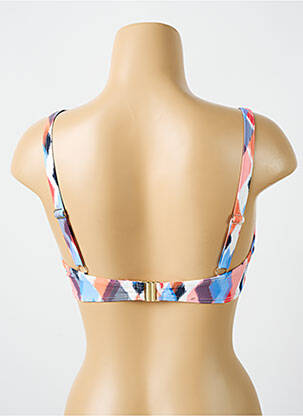 Haut de maillot de bain stretch haut soutien-gorge emboitant bleu CYELL femme