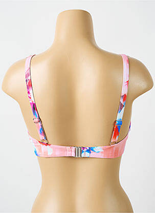 Haut de maillot de bain stretch haut soutien-gorge emboitant rose CYELL femme
