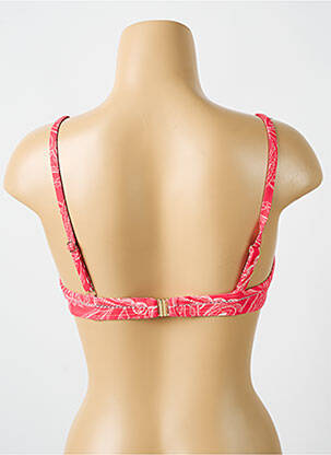 Haut de maillot de bain stretch haut soutien-gorge emboitant rouge CYELL femme