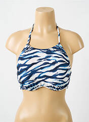 Haut de maillot de bain bleu CYELL pour femme seconde vue